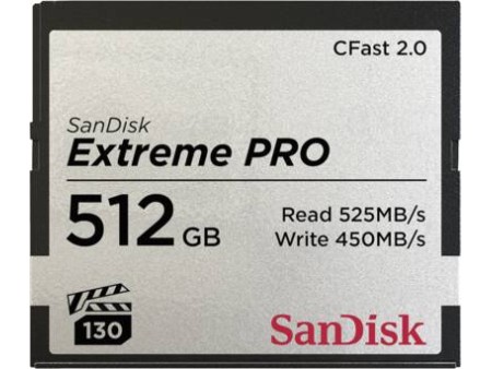 Extreme PRO CFAST 20 512GB 525MBs VPG130